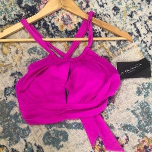 La Blanca Island Goddess Bikini Midkini Top